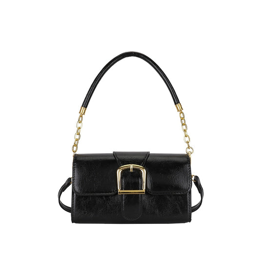 Accessible Luxury Mk Sky Authentic Handbag/Classy Stylish Textured Crossbody/Large Resistant Capacity Minority All-Match Shoulder.