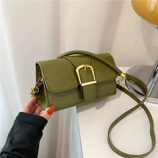 Accessible Luxury Mk Sky Authentic Handbag/Classy Stylish Textured Crossbody/Large Resistant Capacity Minority All-Match Shoulder.