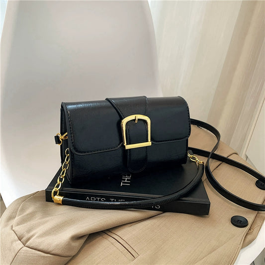 Accessible Luxury Mk Sky Authentic Handbag/Classy Stylish Textured Crossbody/Large Resistant Capacity Minority All-Match Shoulder.