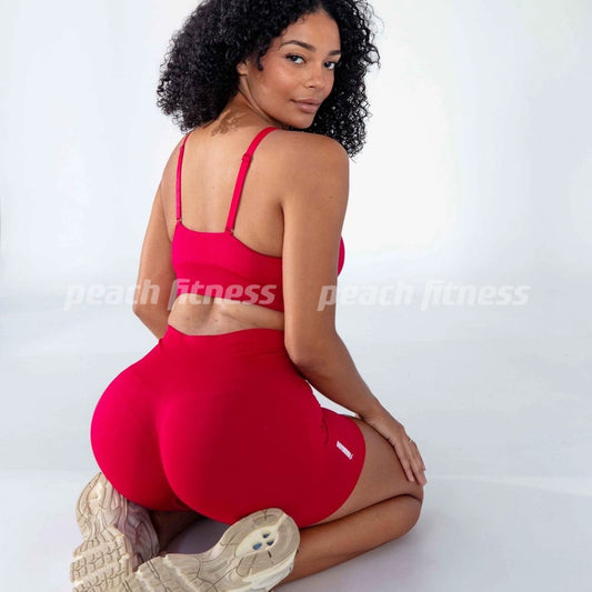 Dye Scrunch Big Peach Hip Raise/High Waist Tight Short’s/Female Bubble Wrap Sport’s/Yoga RunningIntimates.