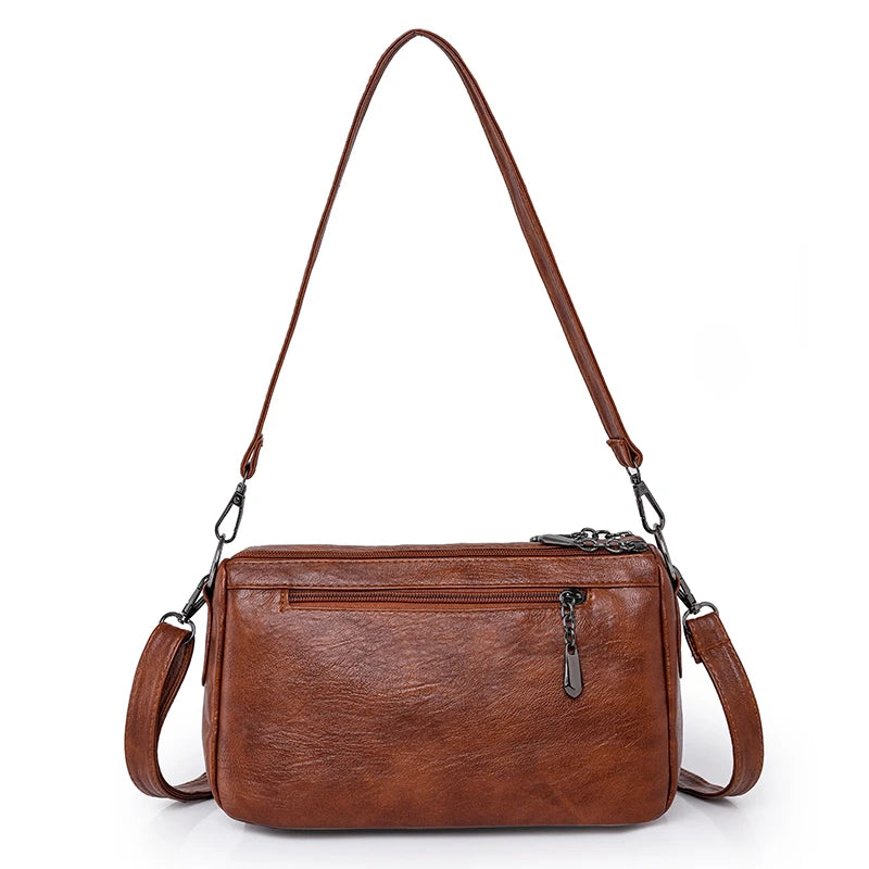 New Trending Vintage Crossbody Bag for Women Fashion Shoulder Bags Handbag PU Leather luxury Design bags.