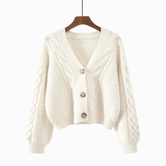 Solid Knitted Cardigan Coat’s/Winter Fashion Long Sleeve Casual Jacket/Tops Knitwear