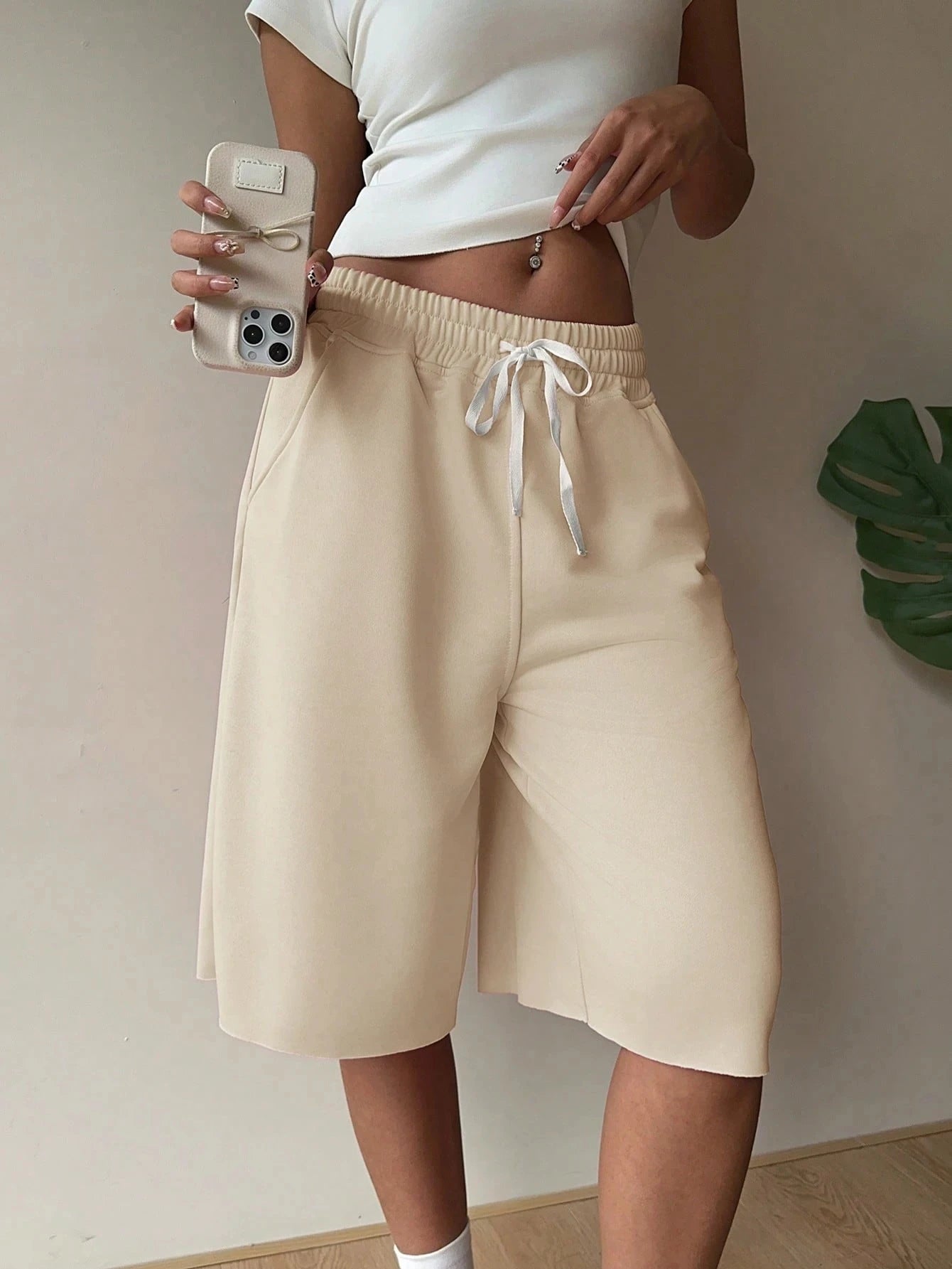 Casual Loose Fitted Knitted Short’s/Gray Pocketed Fashion Quality Sport’s/Gym Workout Pant’s Streetwear.