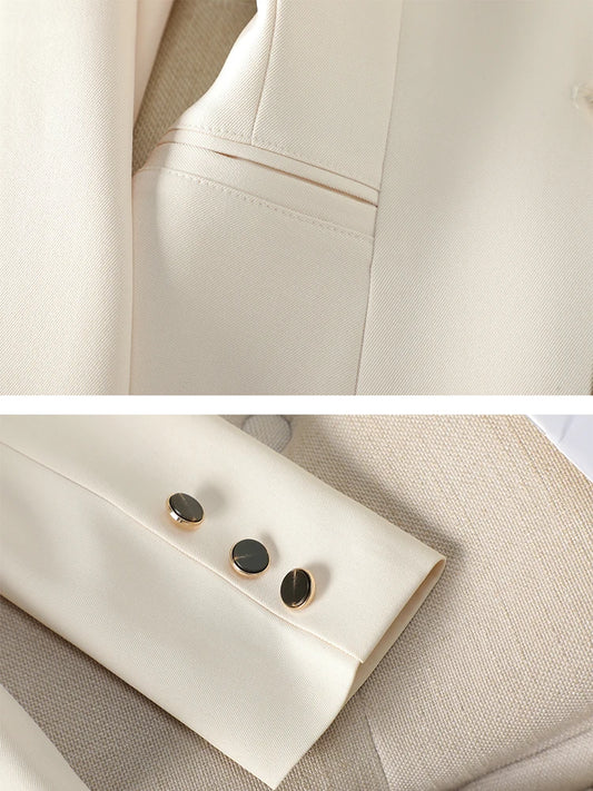 Women’s Tailored Slim Fit Blazer Jacket – Elegant Single Button Office Blazer for Business & Chic Workwear | Modern Blend Boutique