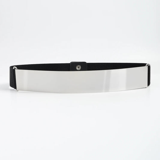 Stylish Metallic Sequin Belt’s/ Women's Elastic Belt/Exaggerated Personality Wide Waist Accessories.