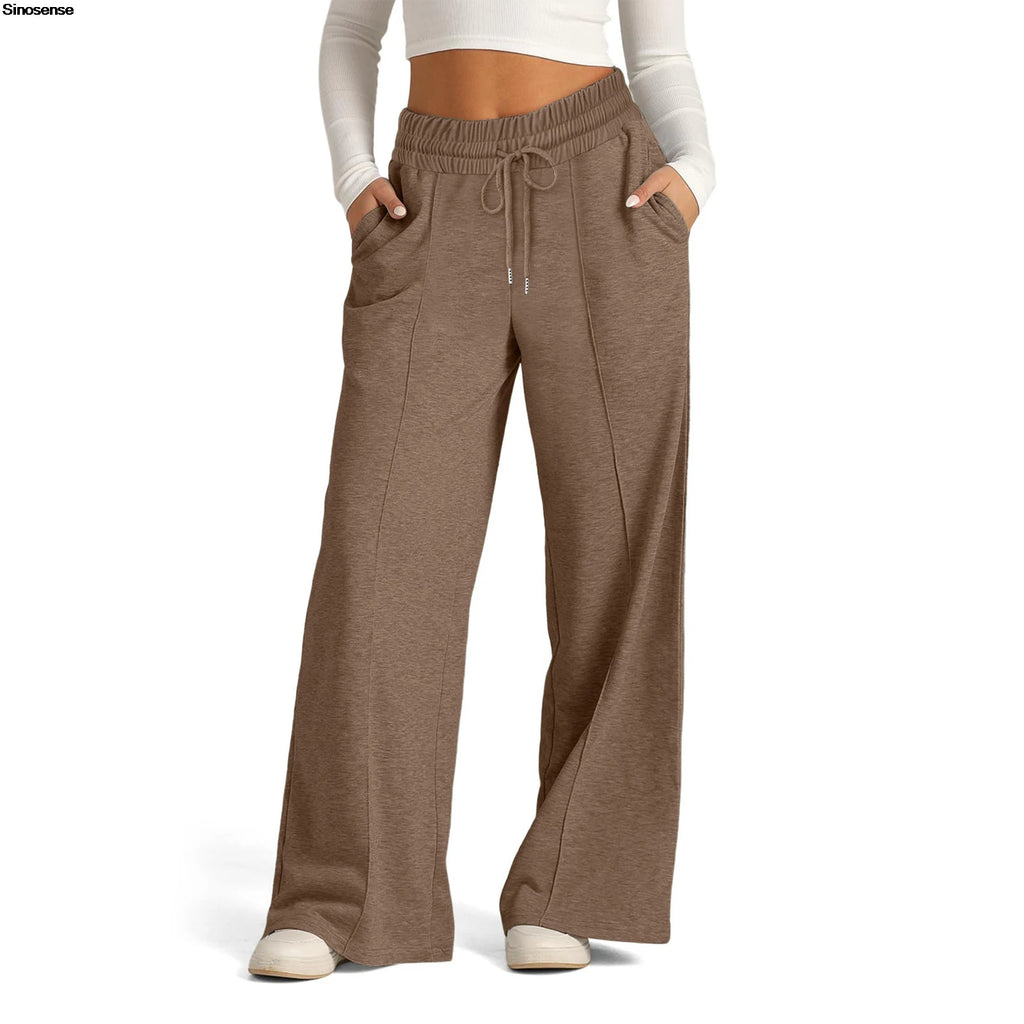 Comfort Baggy Wide Leg Sweatpant’s/High Waisted Baggy Flared Pants Drawstring/ Athletic Joggers Casual Daily Wear Loose Yoga Sports Pants.