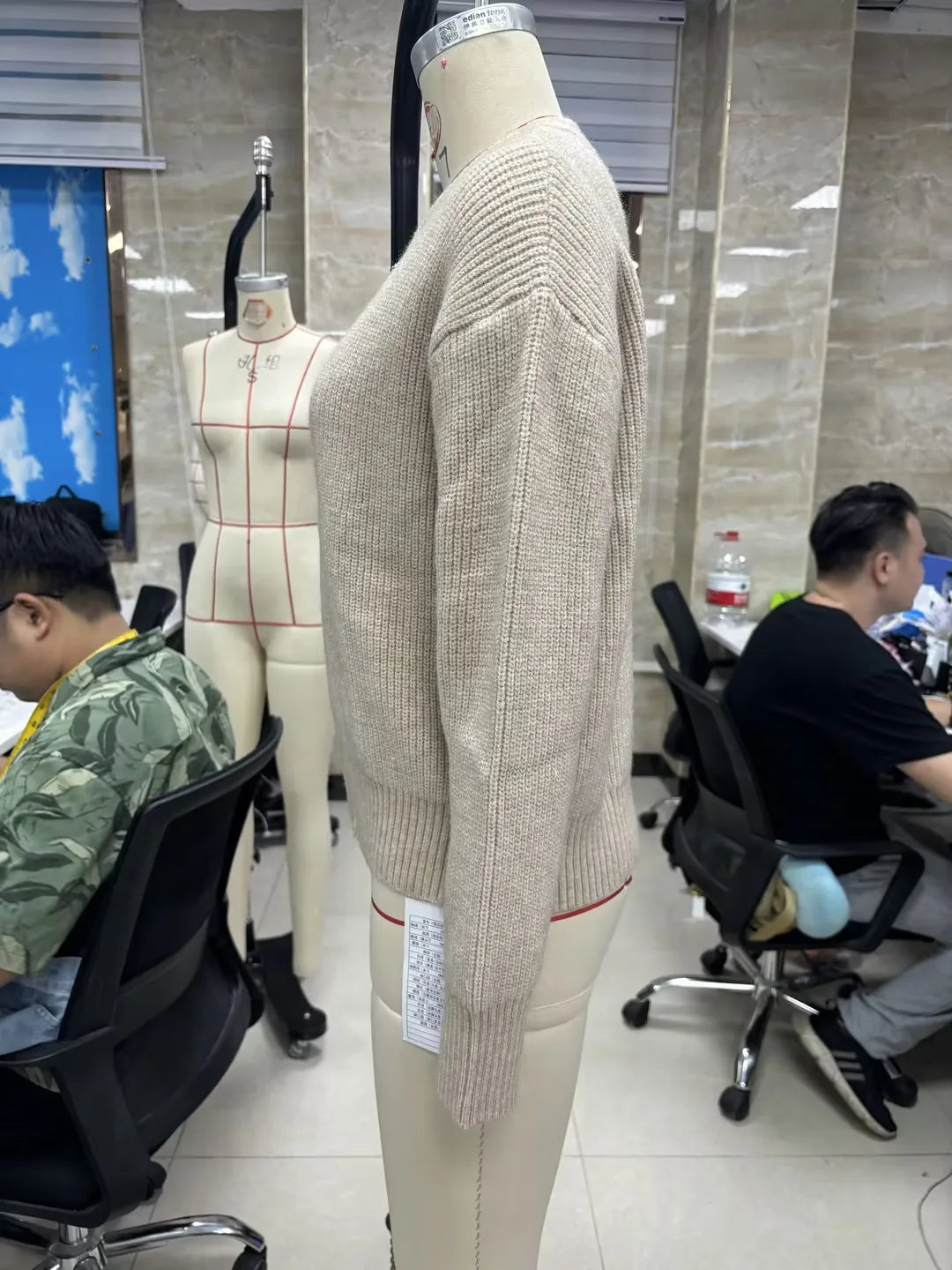 Women’s Zip-Up Knitted Sweater/Cardigan – Mock Neck Long Sleeve Open-Front Winter Jacket/Casual Long Sleeve Open Front Cardigan/Outwear Coat Fashion Streetwear.