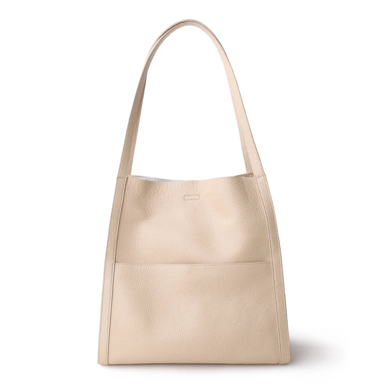 Genuine Leather Luxury Tote Bag – Timeless Everyday Elegance