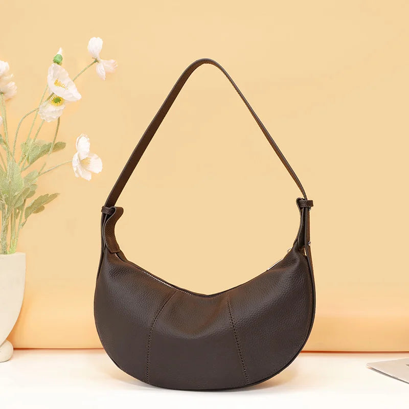 100% Genuine Leather Tote Bag – Premium Minimalist Elegance