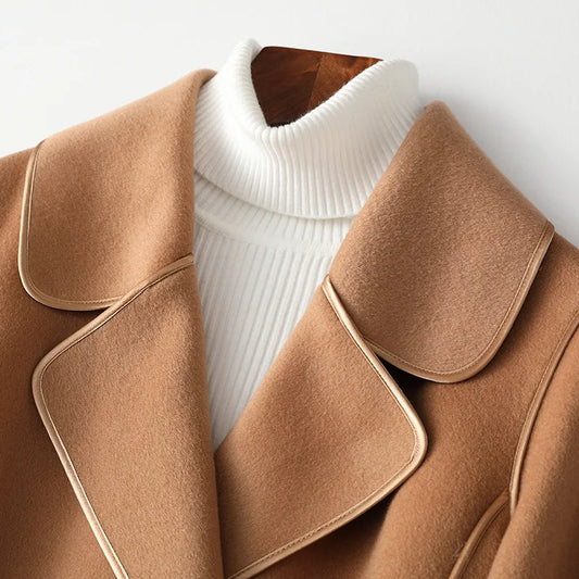 Premium 100% Australian Wool Belted Maxi Coat