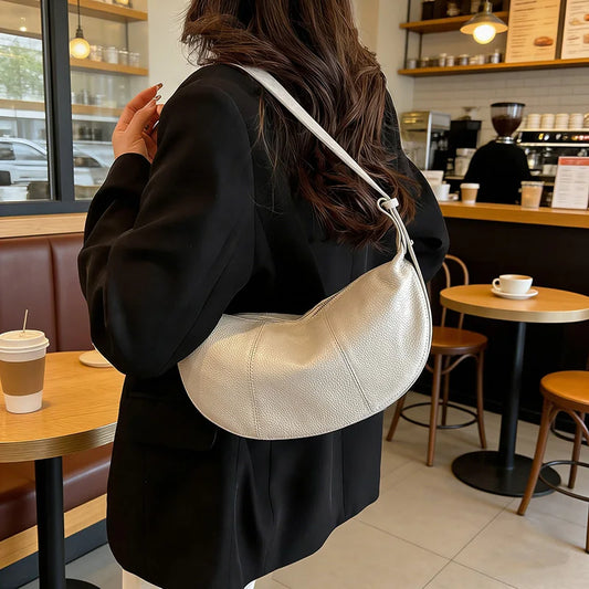 100% Genuine Leather Tote Bag – Premium Minimalist Elegance