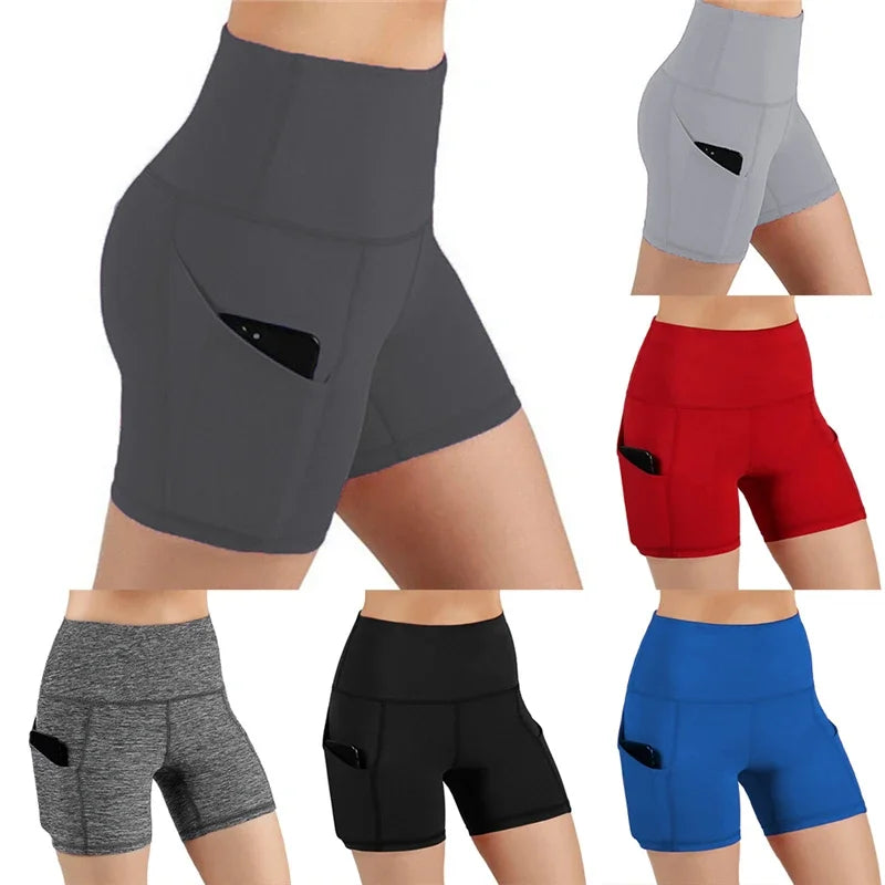 Exclusive Yoga Short’s/Fitness Workout Running Sport Short’s/Quick Drying Sportwear with Pocket Breathable.