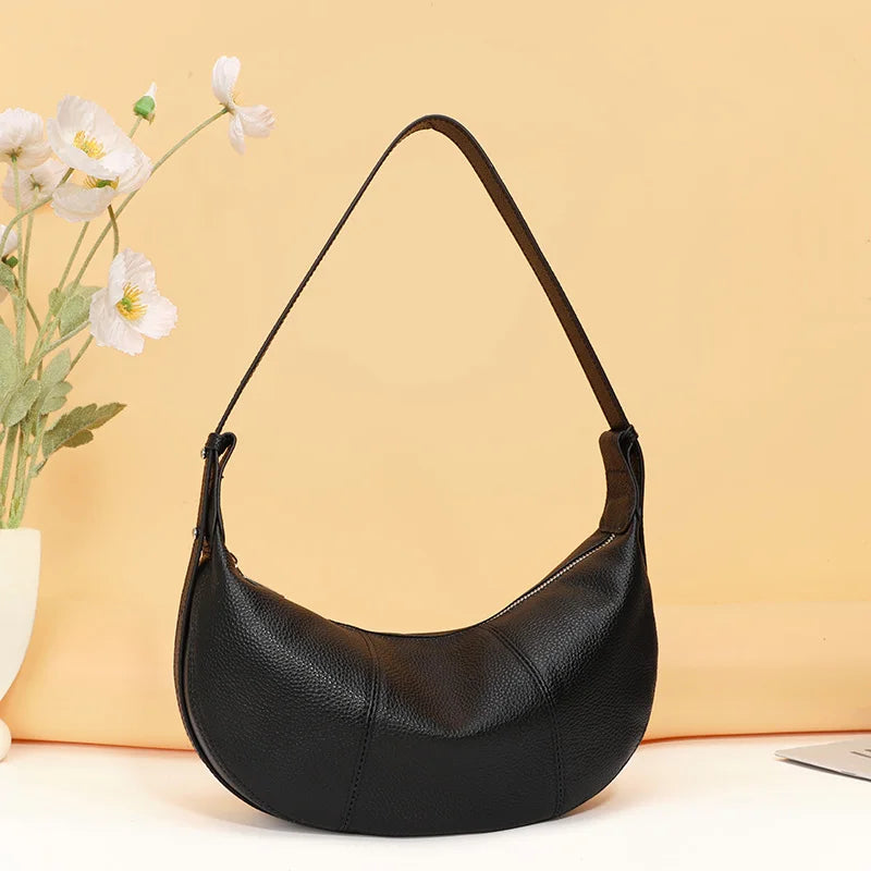 100% Genuine Leather Tote Bag – Premium Minimalist Elegance