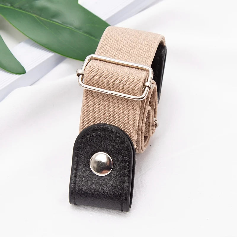 New Adjustable Belt’s for Women/Buckle-Free Waist Jean Pant’s/No Buckle Stretch Elastic Waist/Lazy Invisible Belt