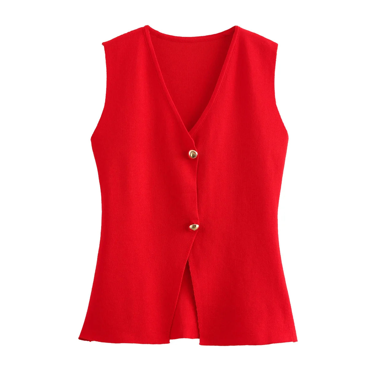 Solid Knit Vest Top/Cropped Sleeveless/Top Female Holiday Knitted Short Tops/Tatting Craft.