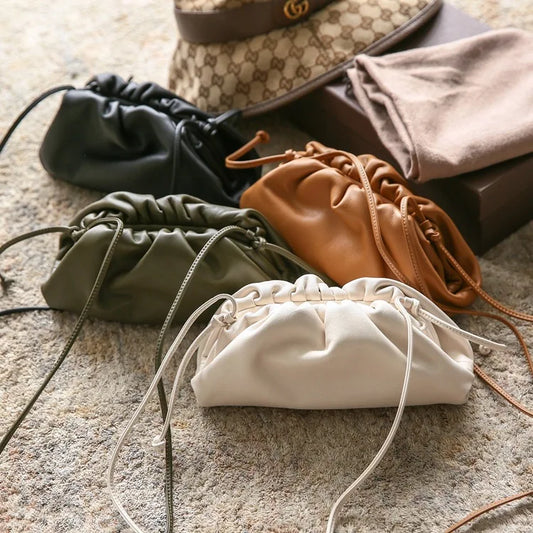 Luxury Soft Leather Shoulder Bag/Soft Versatile Quality Crossbody Bags.