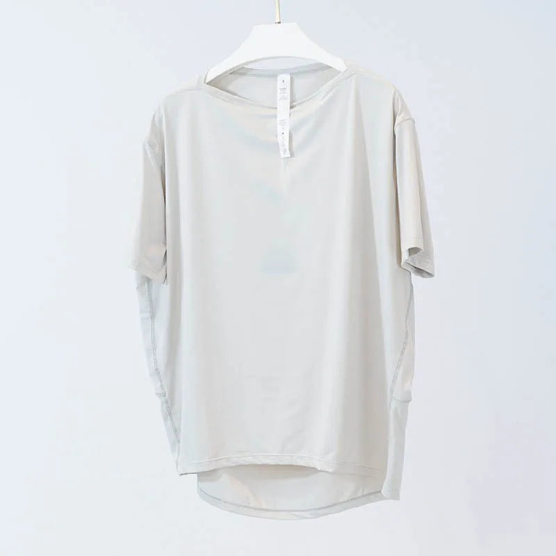 Women’s Cooling Active Top with Utility Pockets | Breathable Stretch Fitness Shirt