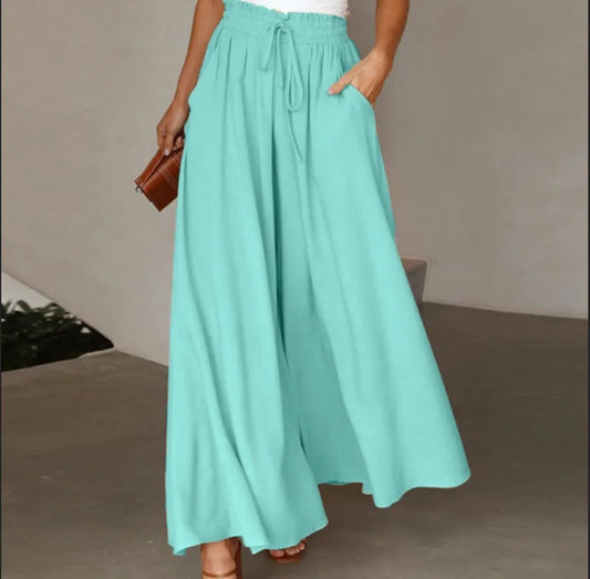 Elegant Flow Wide-Leg Palazzo Pants
