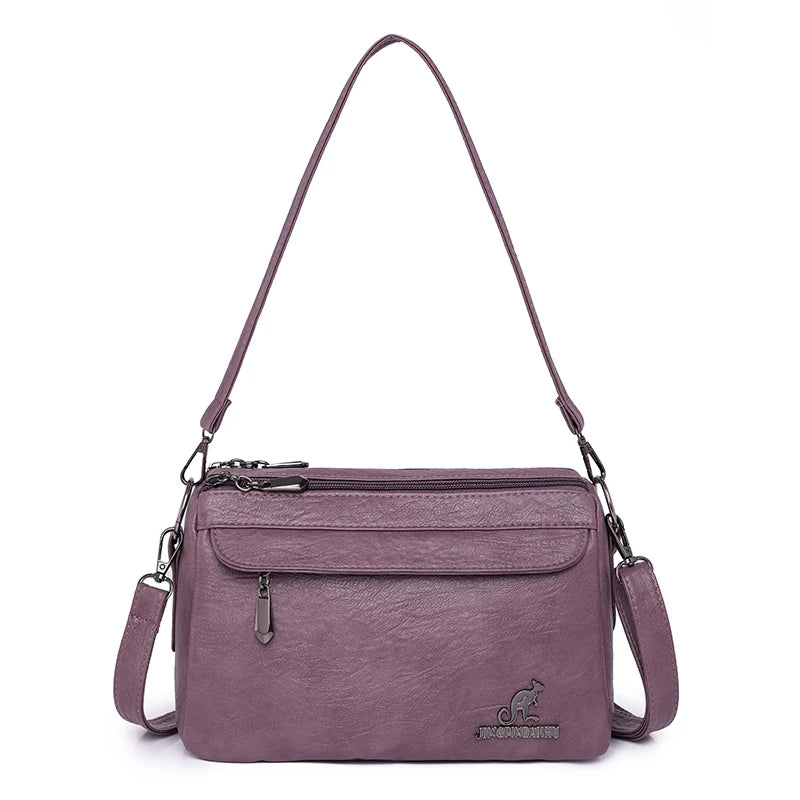 New Trending Vintage Crossbody Bag for Women Fashion Shoulder Bags Handbag PU Leather luxury Design bags.