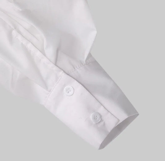 Women's Solid Color Oblique/Shoulder fit long Sleeve. For casual use/Off Shoulder design. Female Fashion Lantern Long Sleeve Shirts.