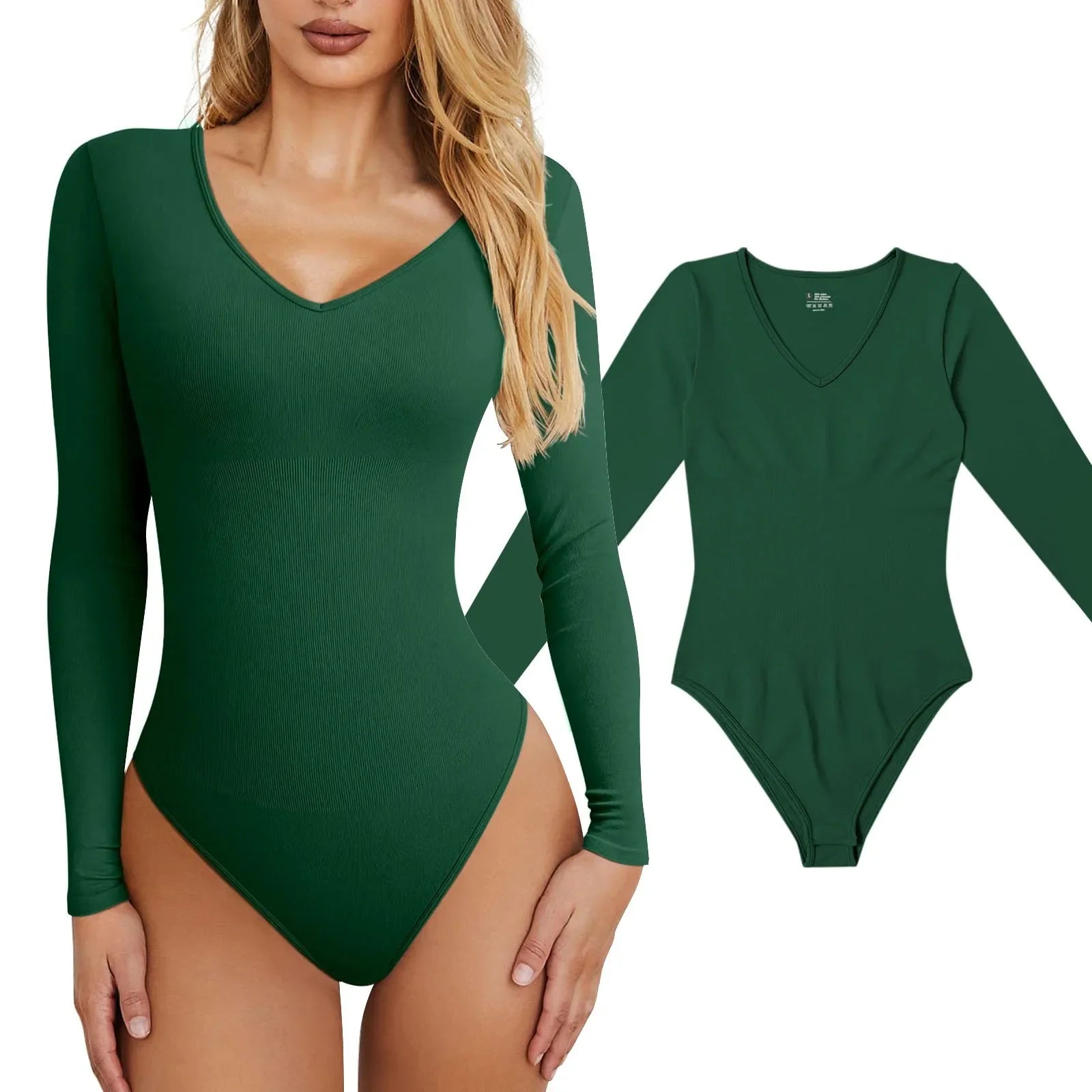 Sexy Knitted  Underwear Crew Neck/Long Sleeve Leggings Slim Jumpsuit/Bodysuit.