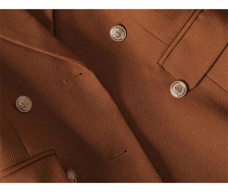 Timeless Elegance Longline Double-Breasted Blazer|Modern Blend Boutique | Elevated Women’s Workwear