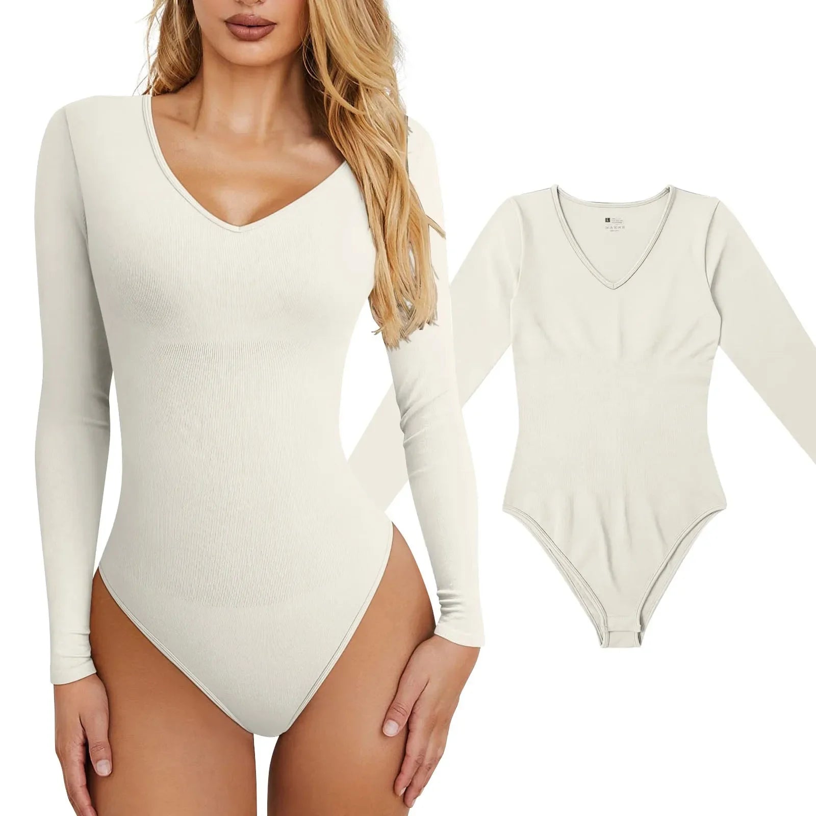 Sexy Knitted  Underwear Crew Neck/Long Sleeve Leggings Slim Jumpsuit/Bodysuit.