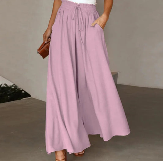Elegant Flow Wide-Leg Palazzo Pants
