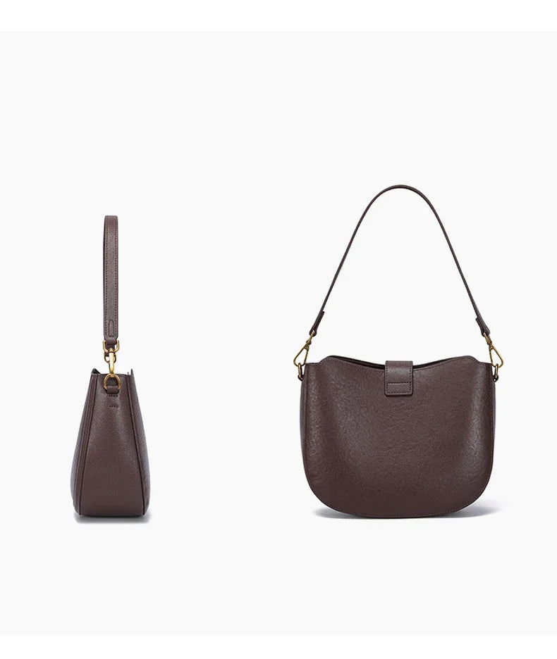 Vintage Luxe Shoulder Bag – Timeless Minimalist Edition