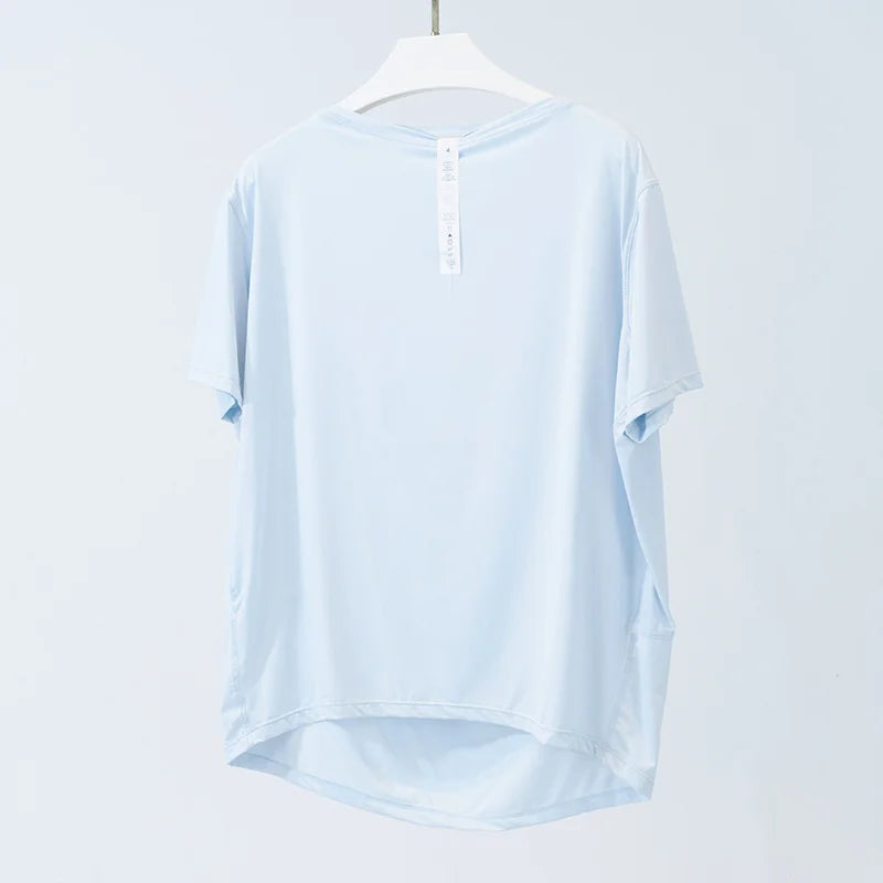 Women’s Cooling Active Top with Utility Pockets | Breathable Stretch Fitness Shirt