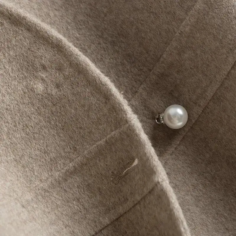 Solid Versatile Autumn Woolen Solid/Western Commuting Loose/Comfortable Clothing Women Vests.