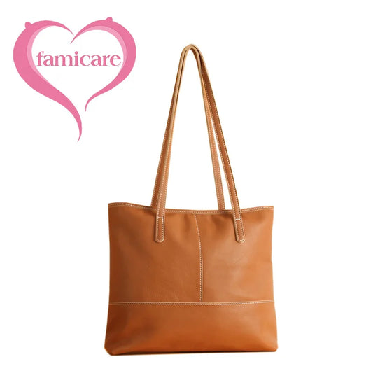 Genuine Leather Luxury Tote Bag – Timeless Everyday Elegance