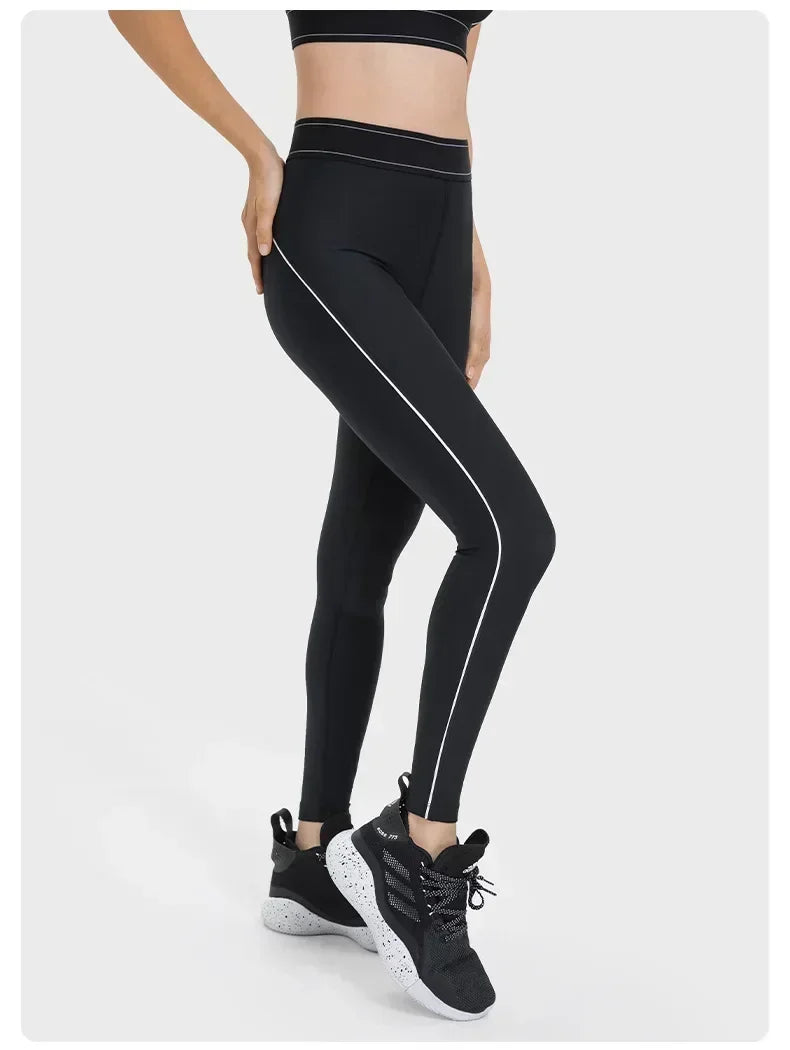 Women's Yoga Pant’s/High-Waisted/Butt-Lifting/Tummy-Control Workout Pants Nude-Feel Tight-Fitting 9-Inch Cropped Legging’s.