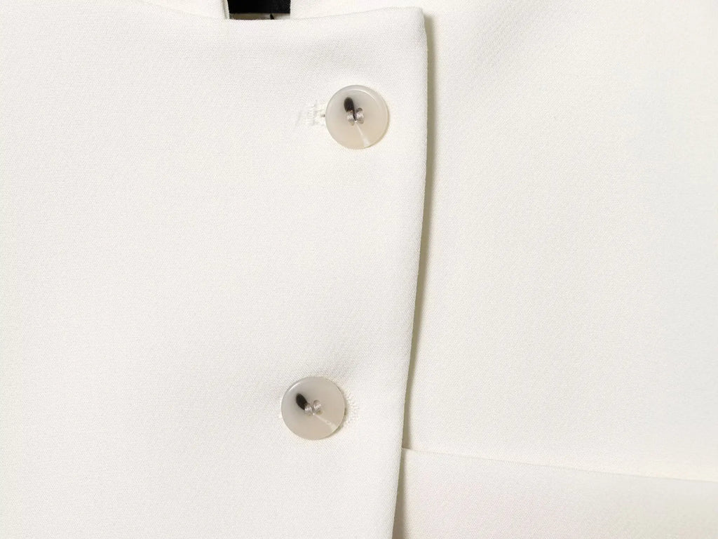 Breathable Cropped Jacket/Elegant Simple Female Single-Breasted Stand Collar Blazer’s Jackets Fashion Slim Coat’s.