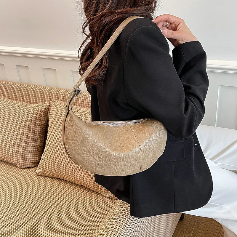 100% Genuine Leather Tote Bag – Premium Minimalist Elegance