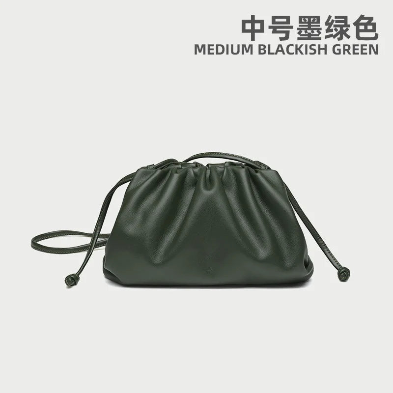 Luxury Soft Leather Shoulder Bag/Soft Versatile Quality Crossbody Bags.