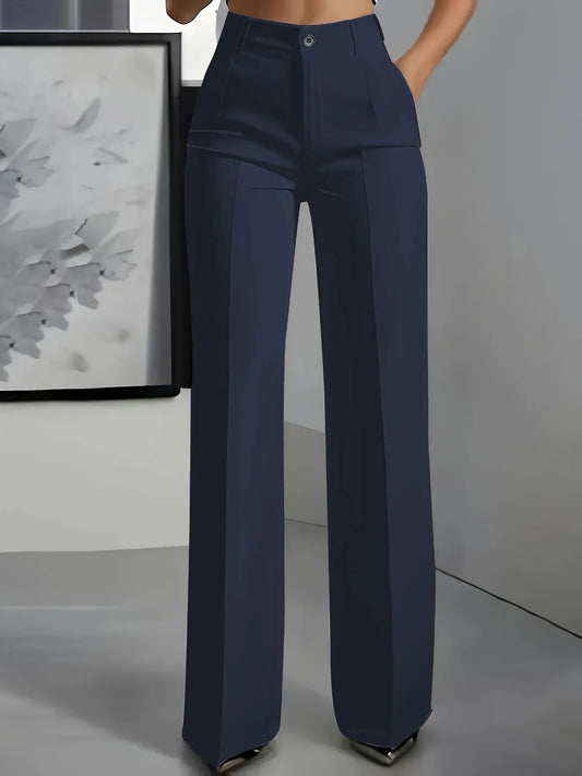 High‑waist straight‑Leg Pant’s/Tailored pant’s with practical pockets and a clean silhouette/Minimalist Office Tailored Pant’s.