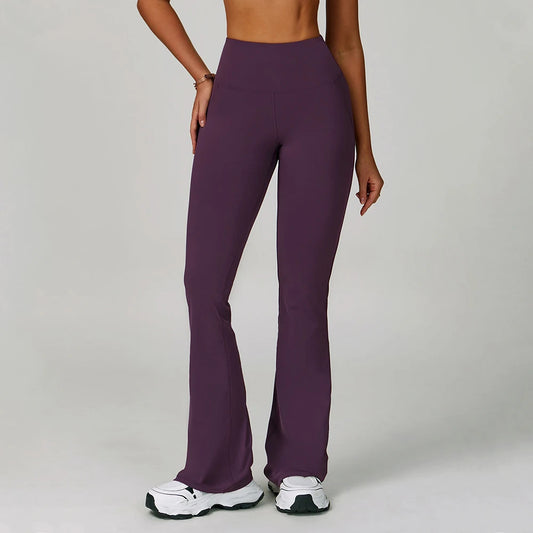 Wide Leg Fitness Yoga Legging Running Pant’s/Tight Bell-bottoms Workout Legging High Waist Push Up Sport Running Yoga Pant’s.