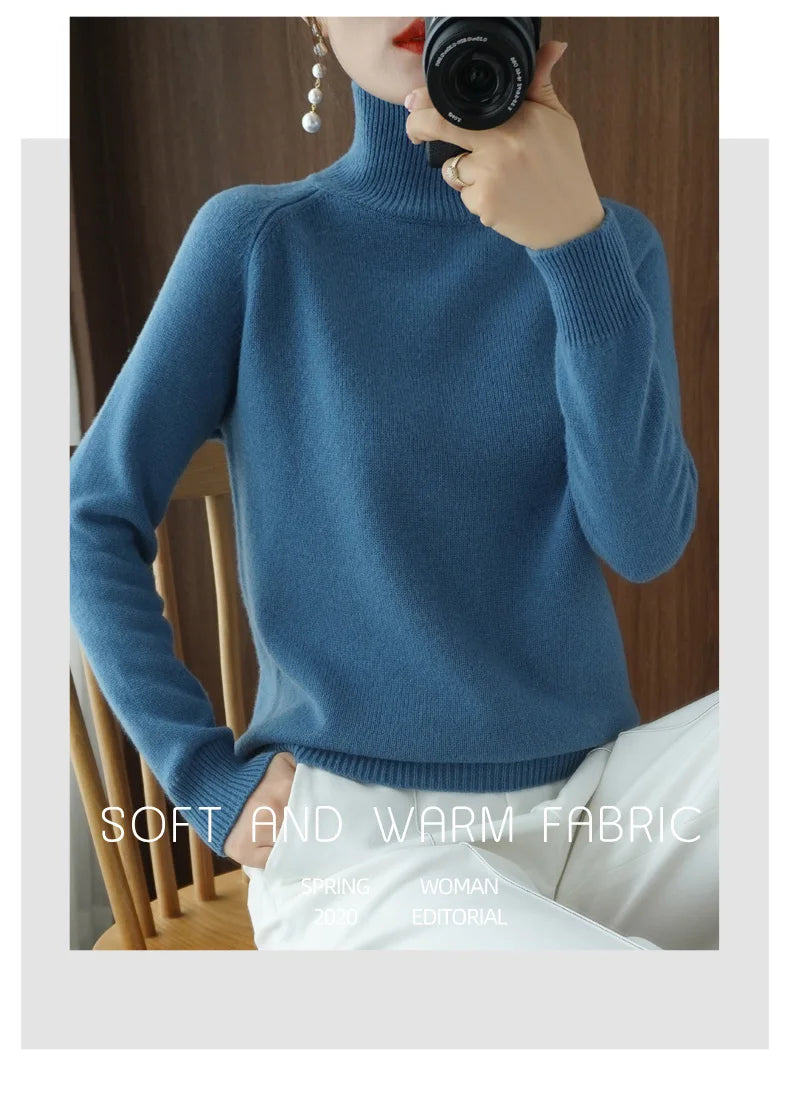Luxury Soft Knit Long-Sleeve Sweater – Classic Fit in Neutral Tones | Modern Blend Boutique
