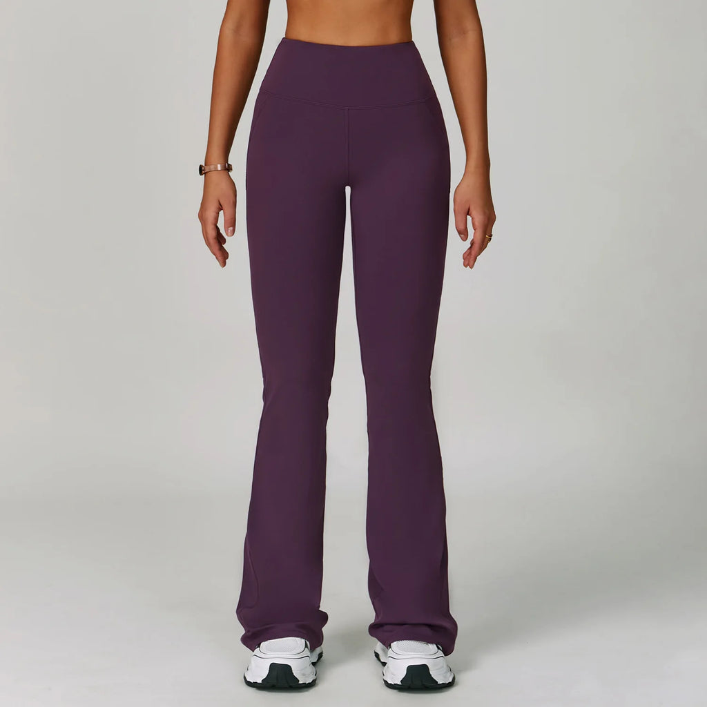 Wide Leg Fitness Yoga Legging Running Pant’s/Tight Bell-bottoms Workout Legging High Waist Push Up Sport Running Yoga Pant’s.