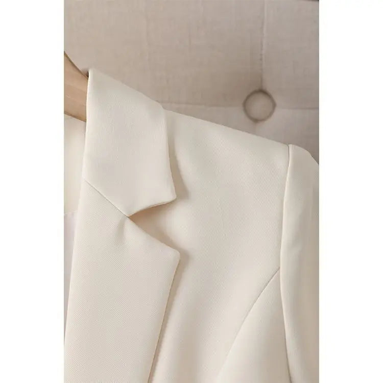 Modern Blend Boutique | Elegant Slim-Fit Women’s Blazer – Korean Inspired Tailored Office Jacket for Spring & Autumn