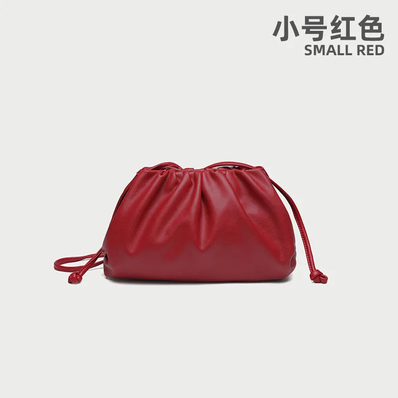 Luxury Soft Leather Shoulder Bag/Soft Versatile Quality Crossbody Bags.