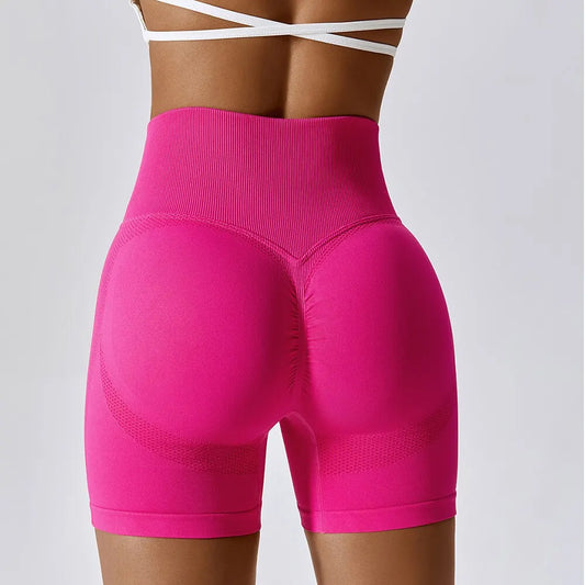Seamless Sport Short’s For Women/Cycling Jogging Fitness/High Waist Push Up Gym Shorts Leggings Women Yoga Clothing.