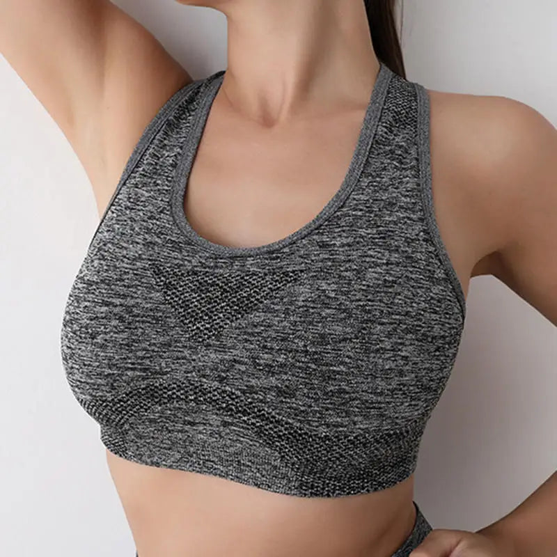 Women Sport’s Bra/Yoga Top Vest/High Shockproof/Yoga Gym Running Fitness/Seamless Sportswear.