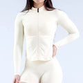 Workout Activewear Sports Pilates/Yoga Clothes Zippy Jacket/Running Long Sleeves Gym Tops Zipper.