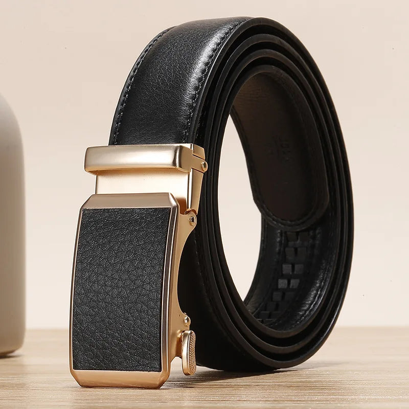 Golden Automatic Buckle Belt/Women Universal Fashion Casual Belt’s/Red Blue/Green/Black/White/Cinturon Female Waistband.