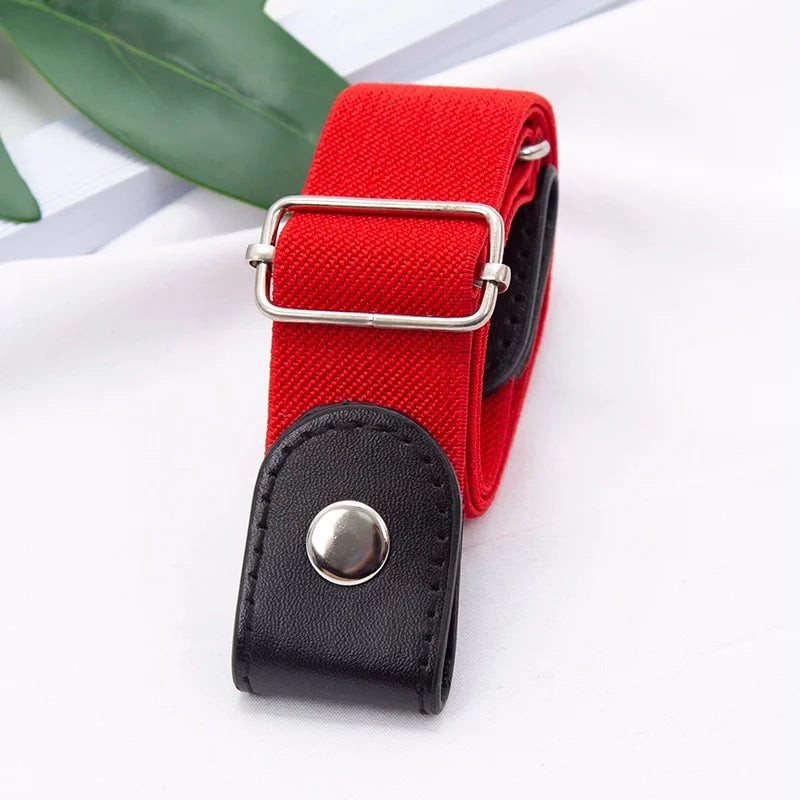 New Adjustable Belt’s for Women/Buckle-Free Waist Jean Pant’s/No Buckle Stretch Elastic Waist/Lazy Invisible Belt