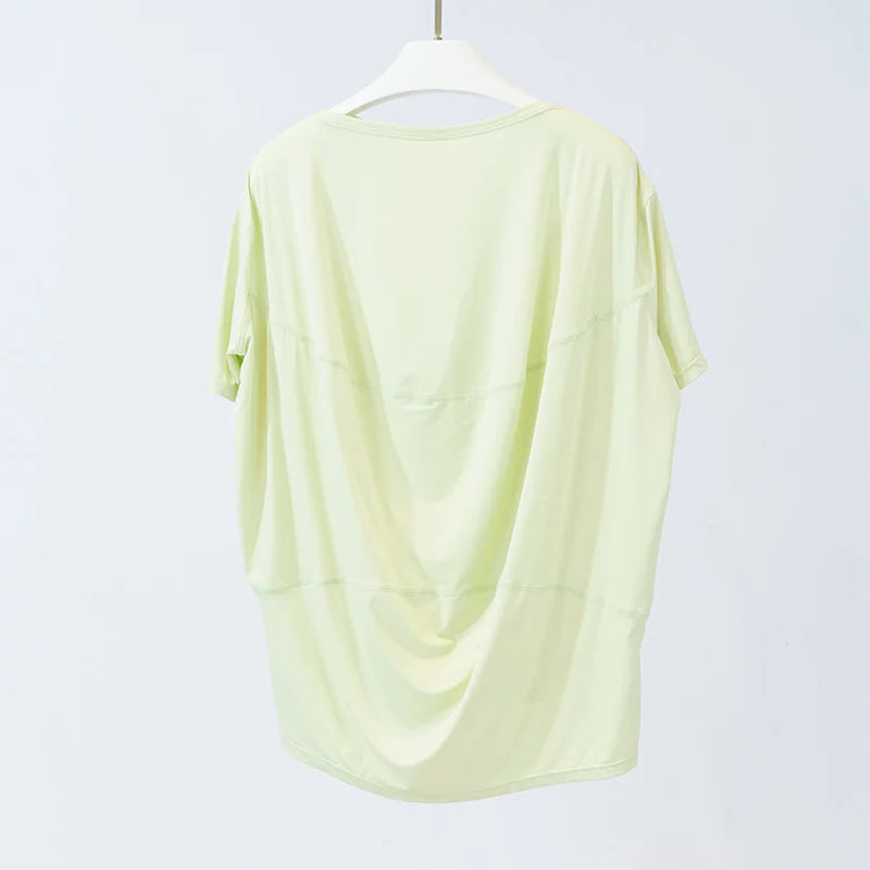 Women’s Cooling Active Top with Utility Pockets | Breathable Stretch Fitness Shirt