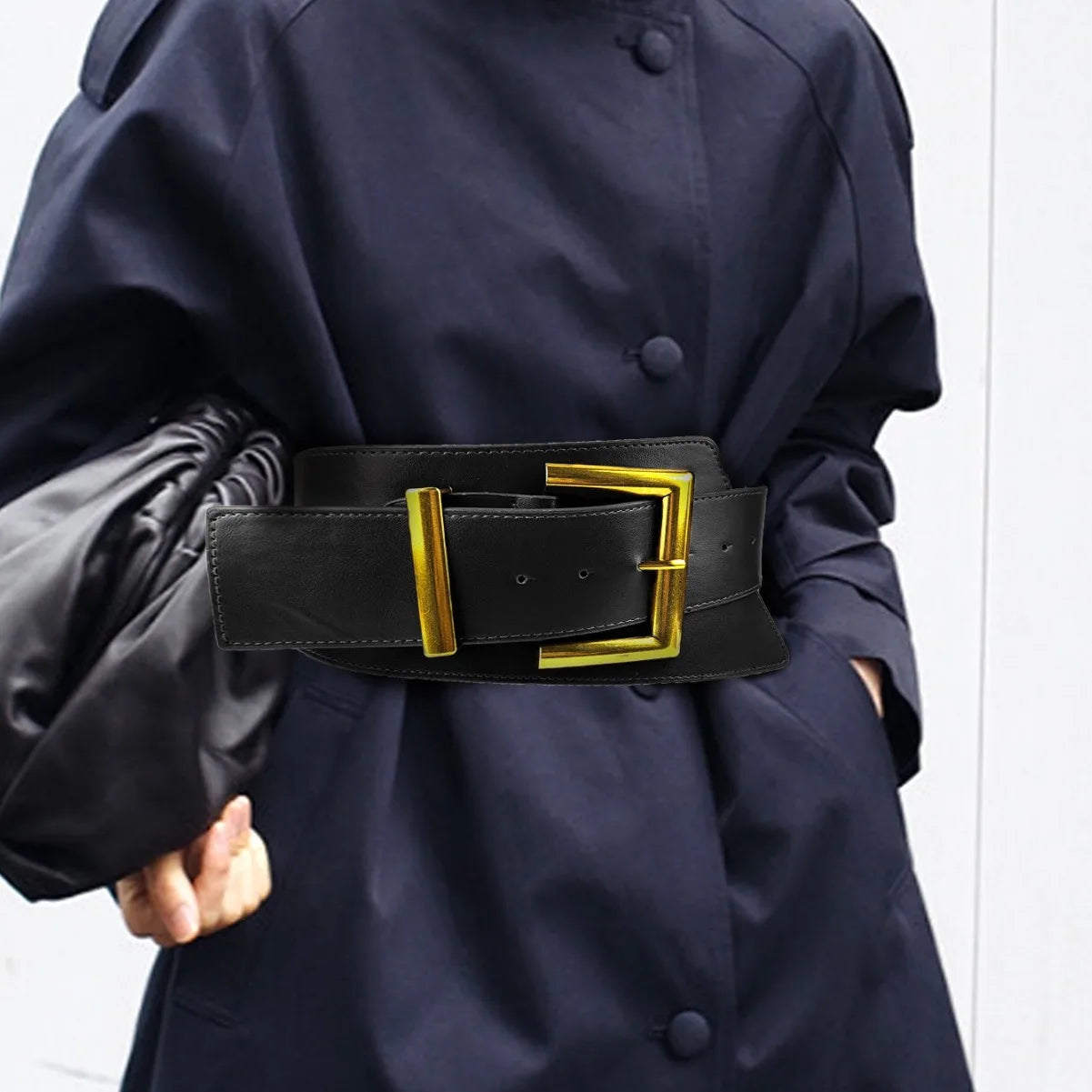 New Design Gold Personalized Versatile Belt’s/Wide Waist Belt’s/High Quality Clothing Accessories.