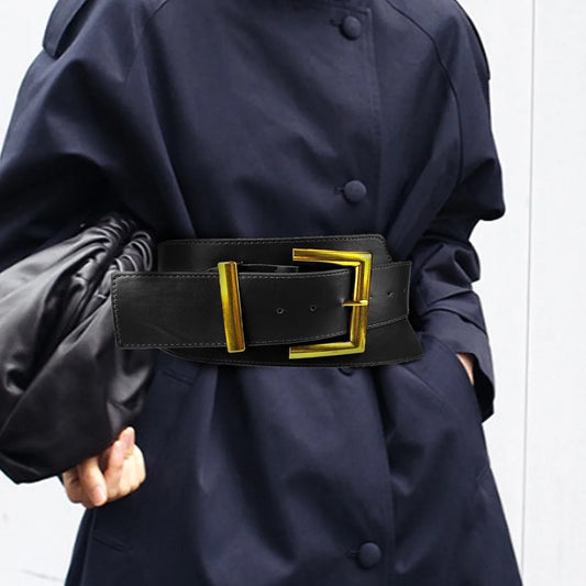 New Design Gold Personalized Versatile Belt’s/Wide Waist Belt’s/High Quality Clothing Accessories.